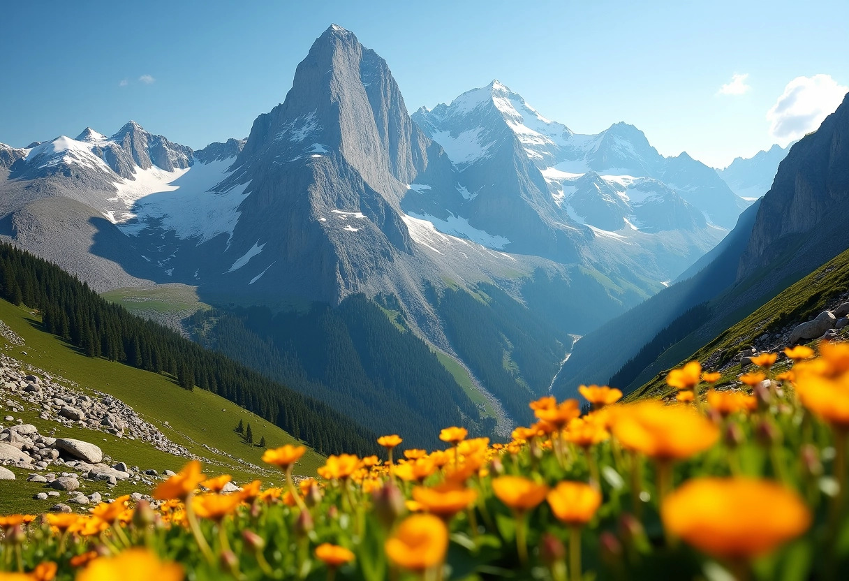 paysage montagneux