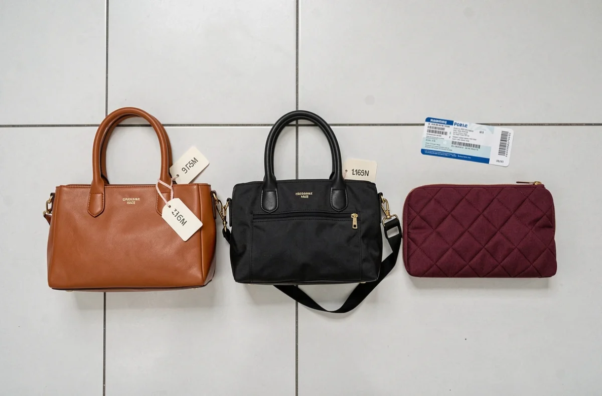 Comparaison de sacs à main femme conformes aux dimensions cabine Easyjet