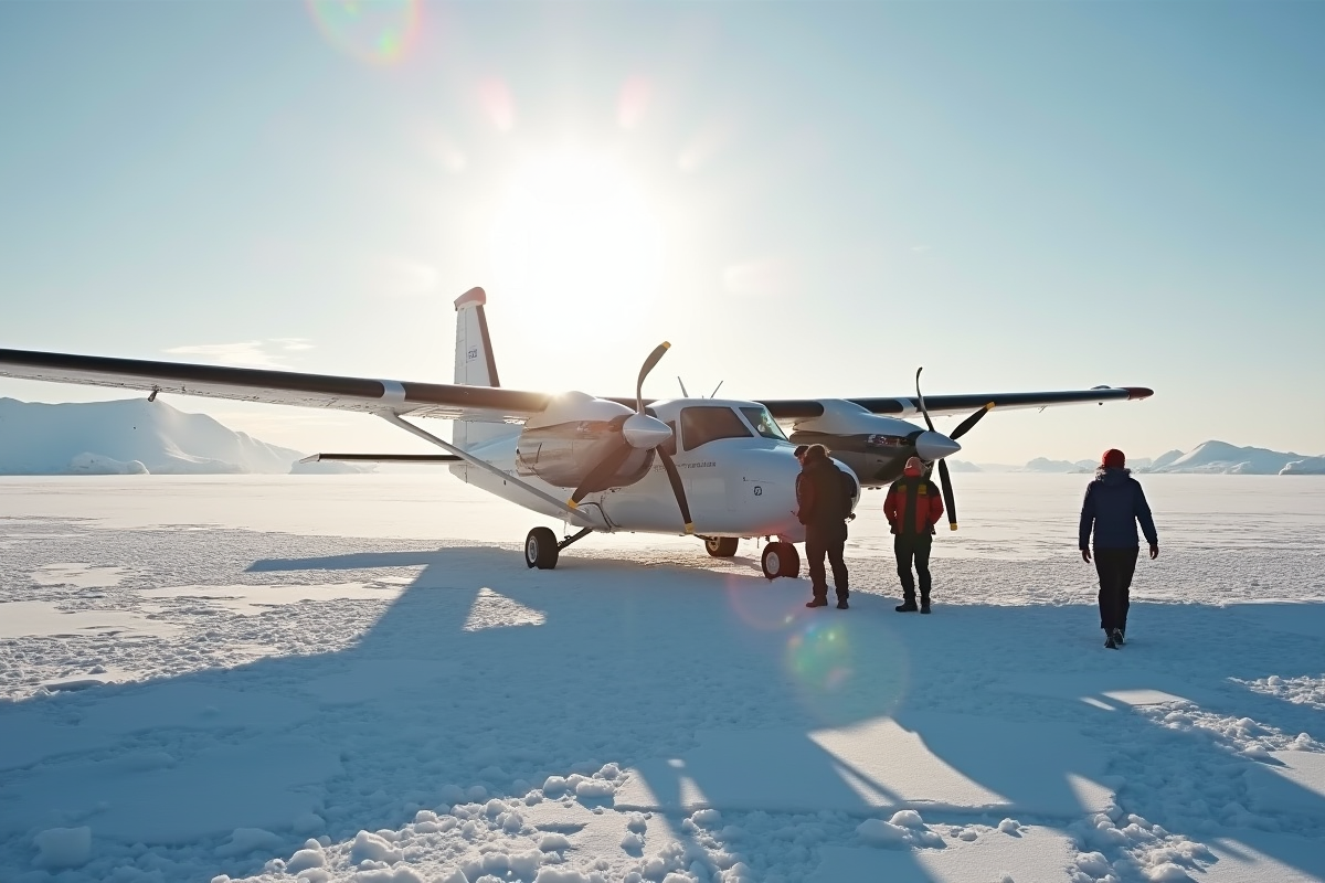 avion antarctique